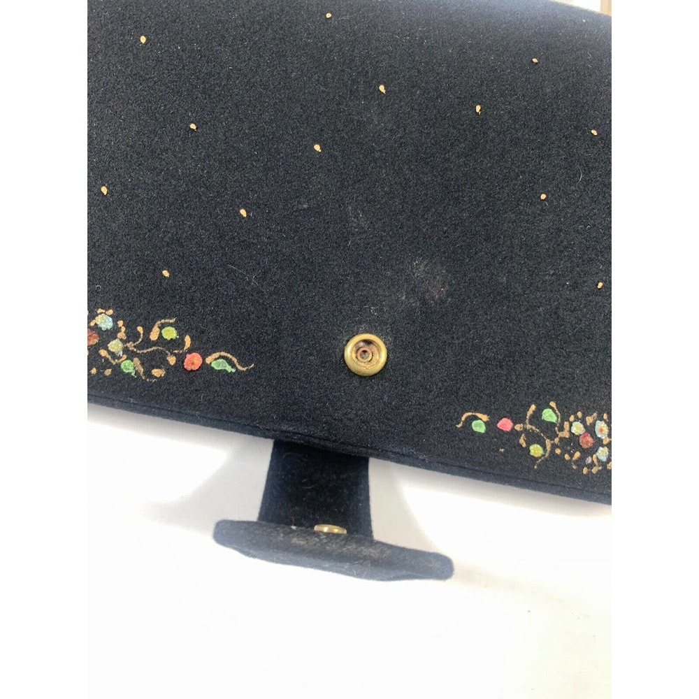 Tyrolean Vintage Handbag Retro Rockabilly Floral - Picture 10 of 15
